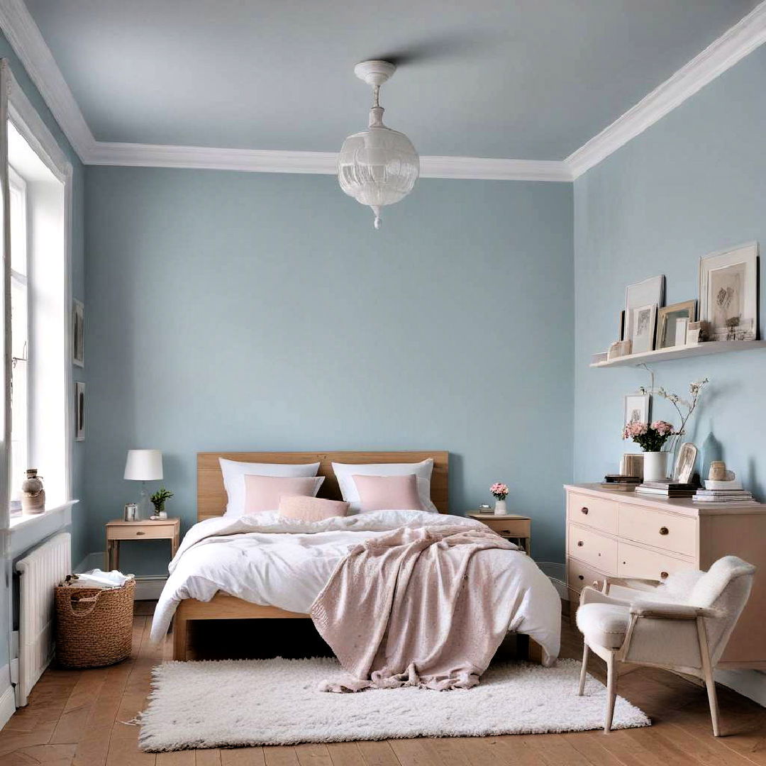 pastel blue paint