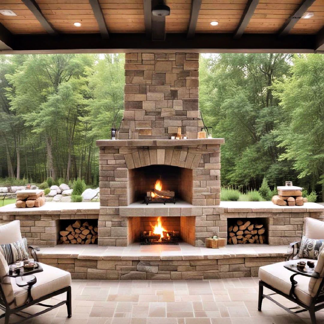 patio fireplace