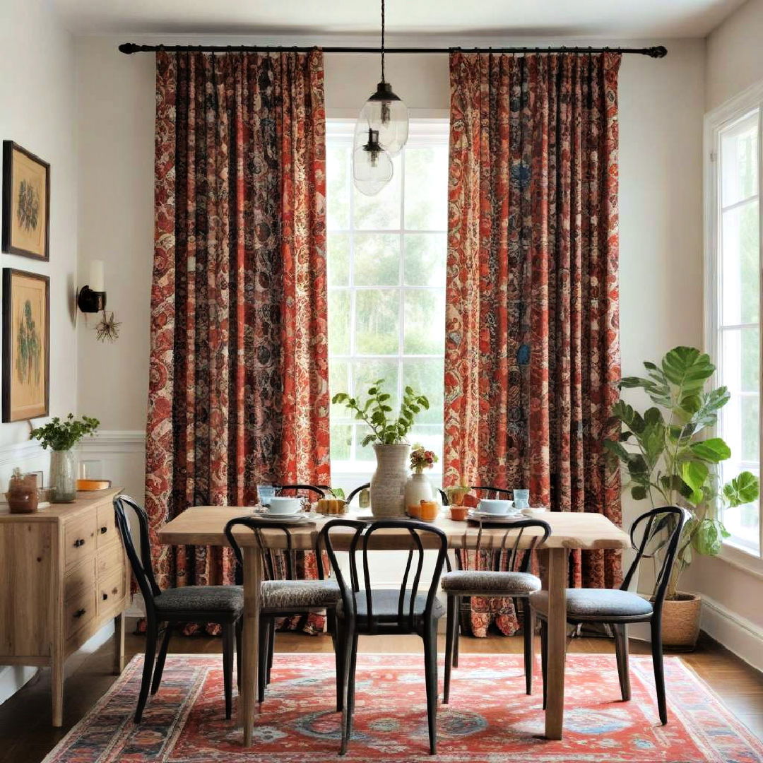 patterned curtains