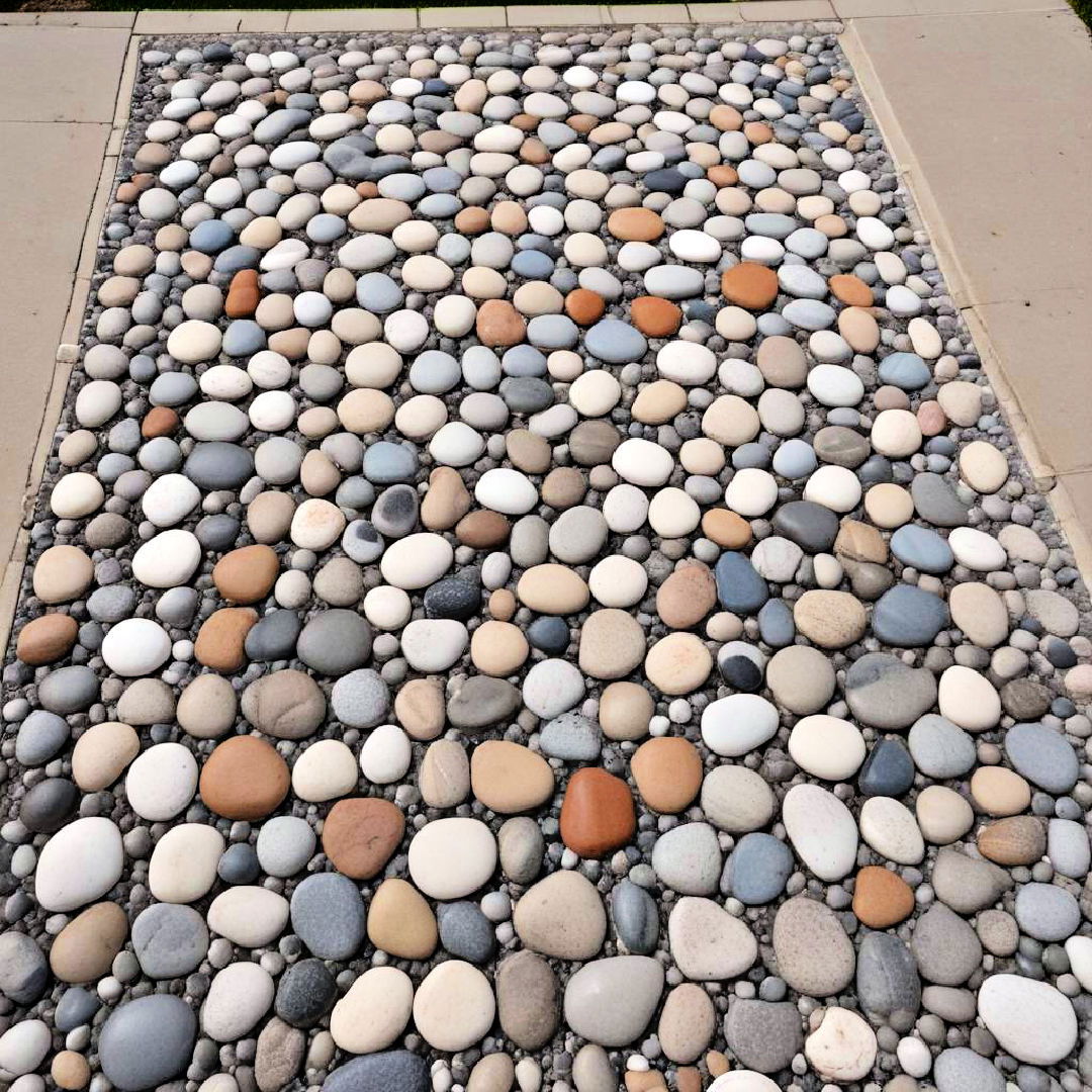 pebble mosaic