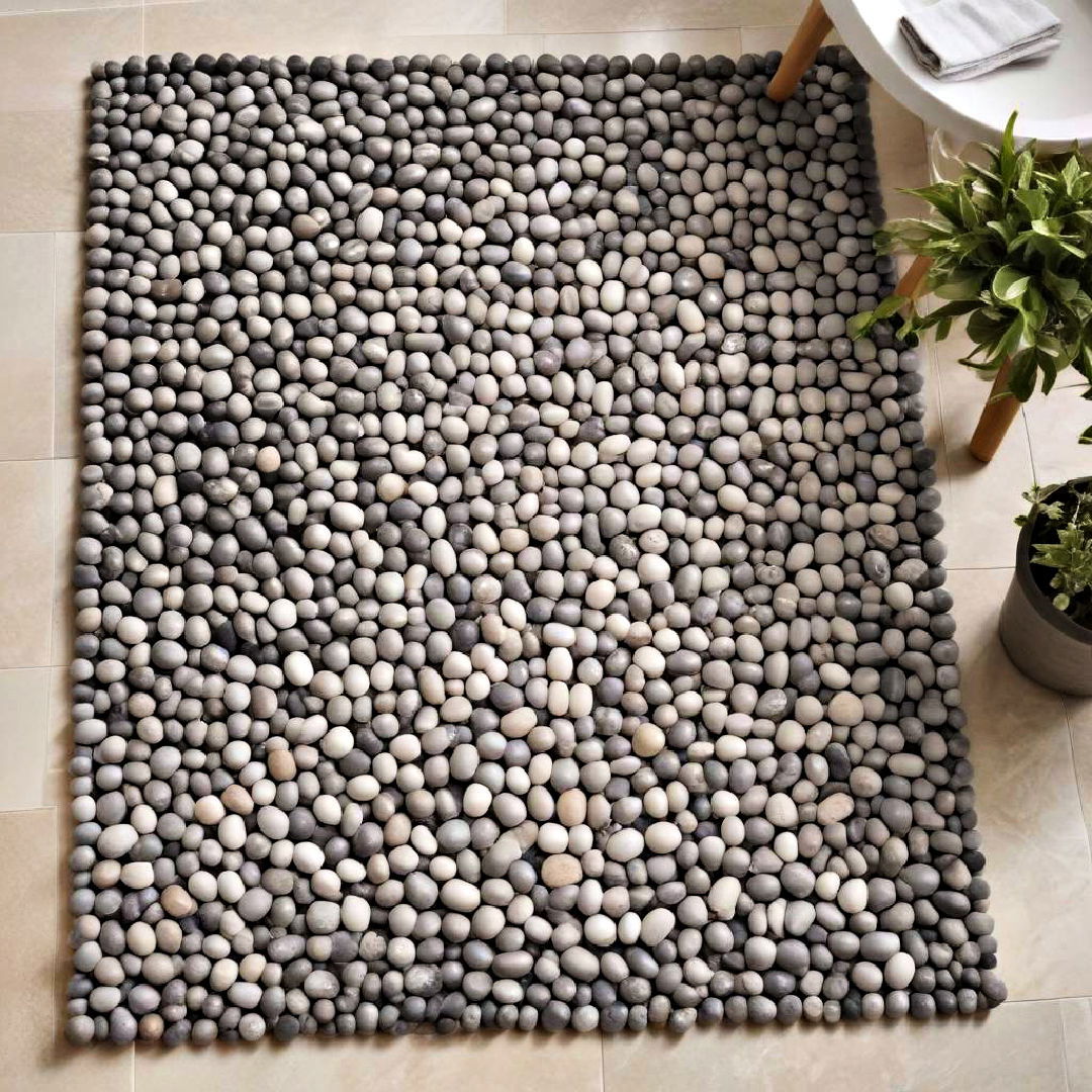 pebble stone mat