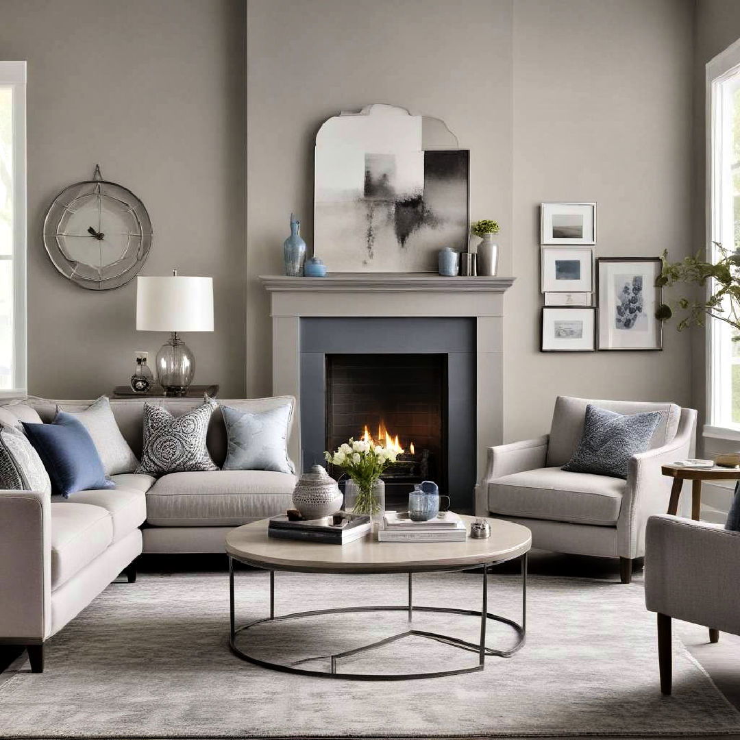 pewter living room color