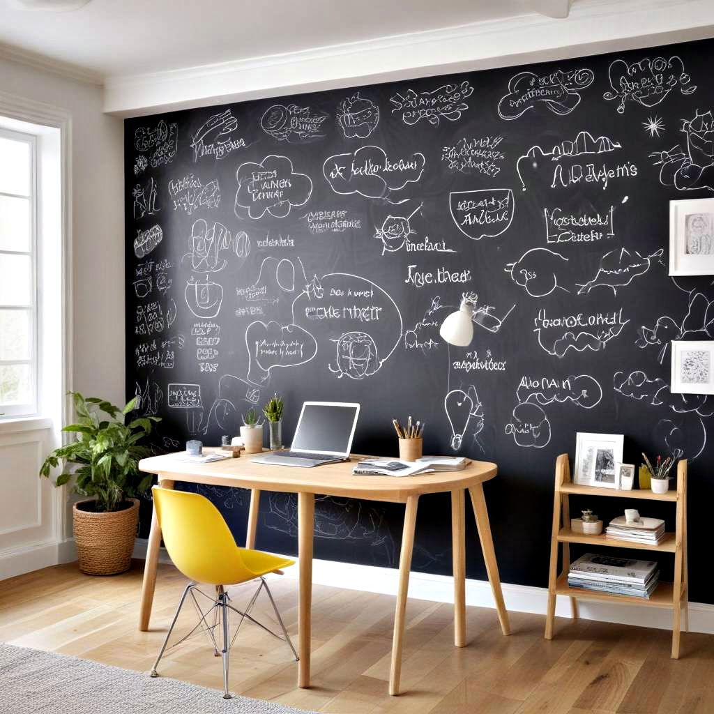 playful chalkboard paint