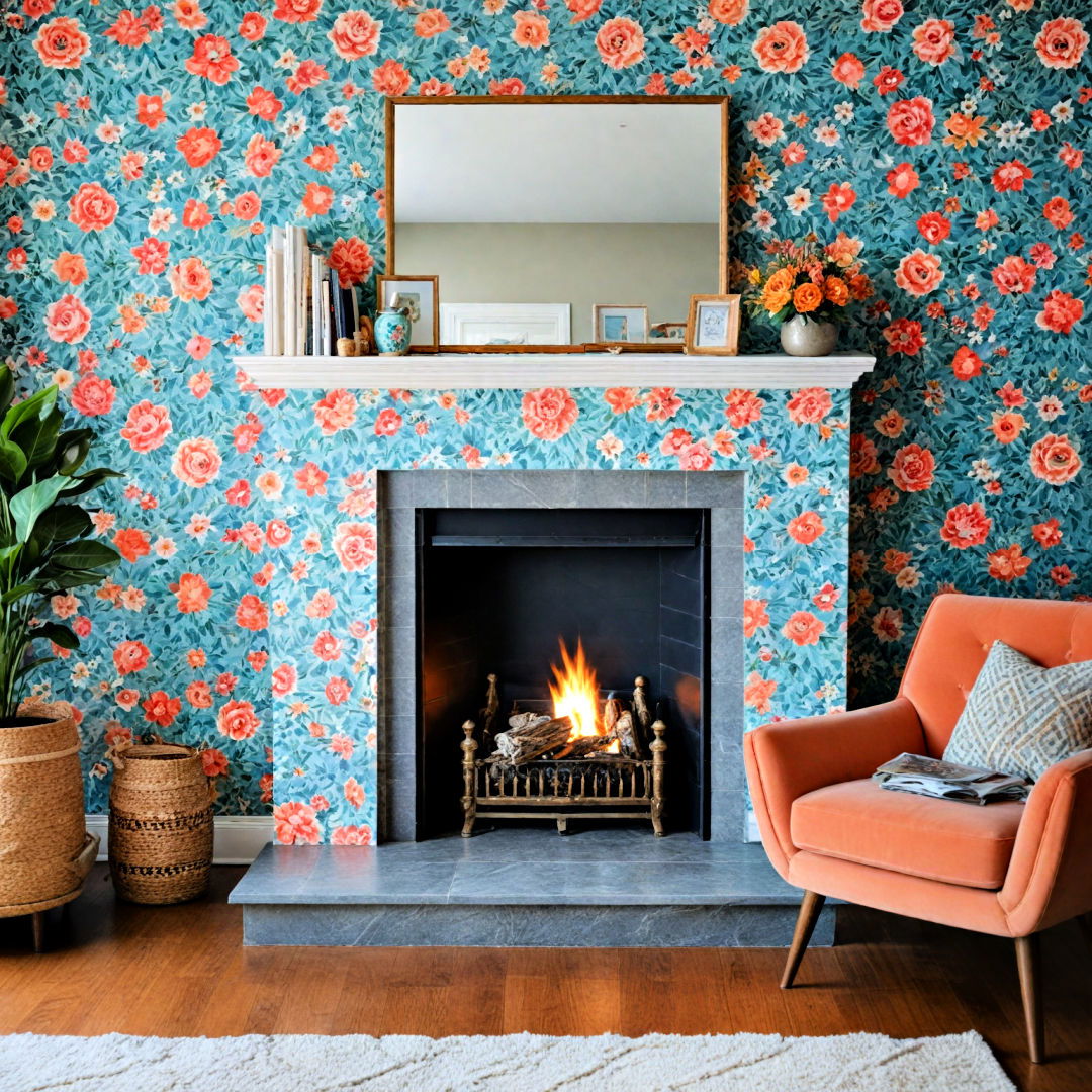 playful patterns with wallpaper