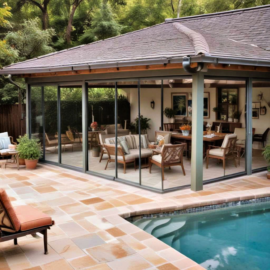 poolside enclosure