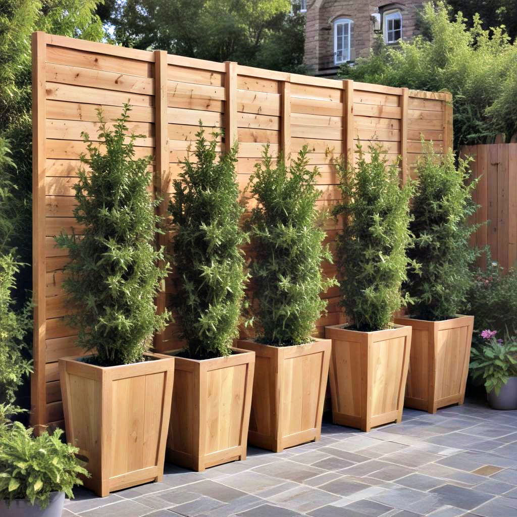 privacy planters