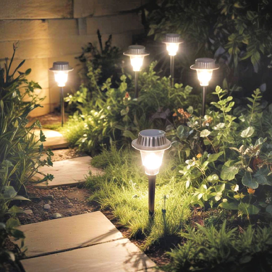 rechargeable garden lights