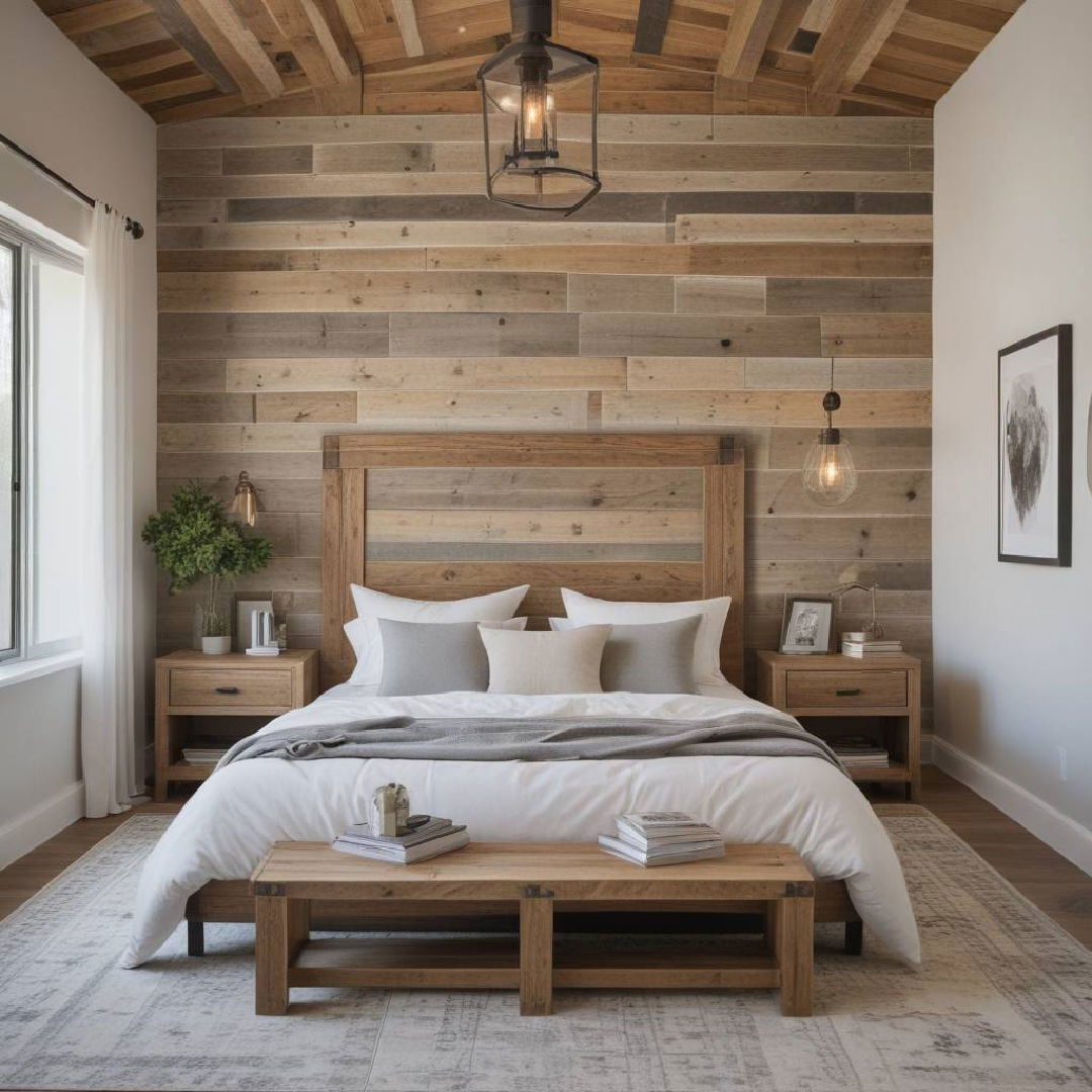 reclaimed wood accents