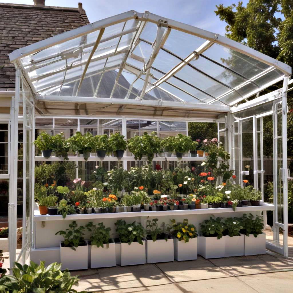 retractable roof greenhouse