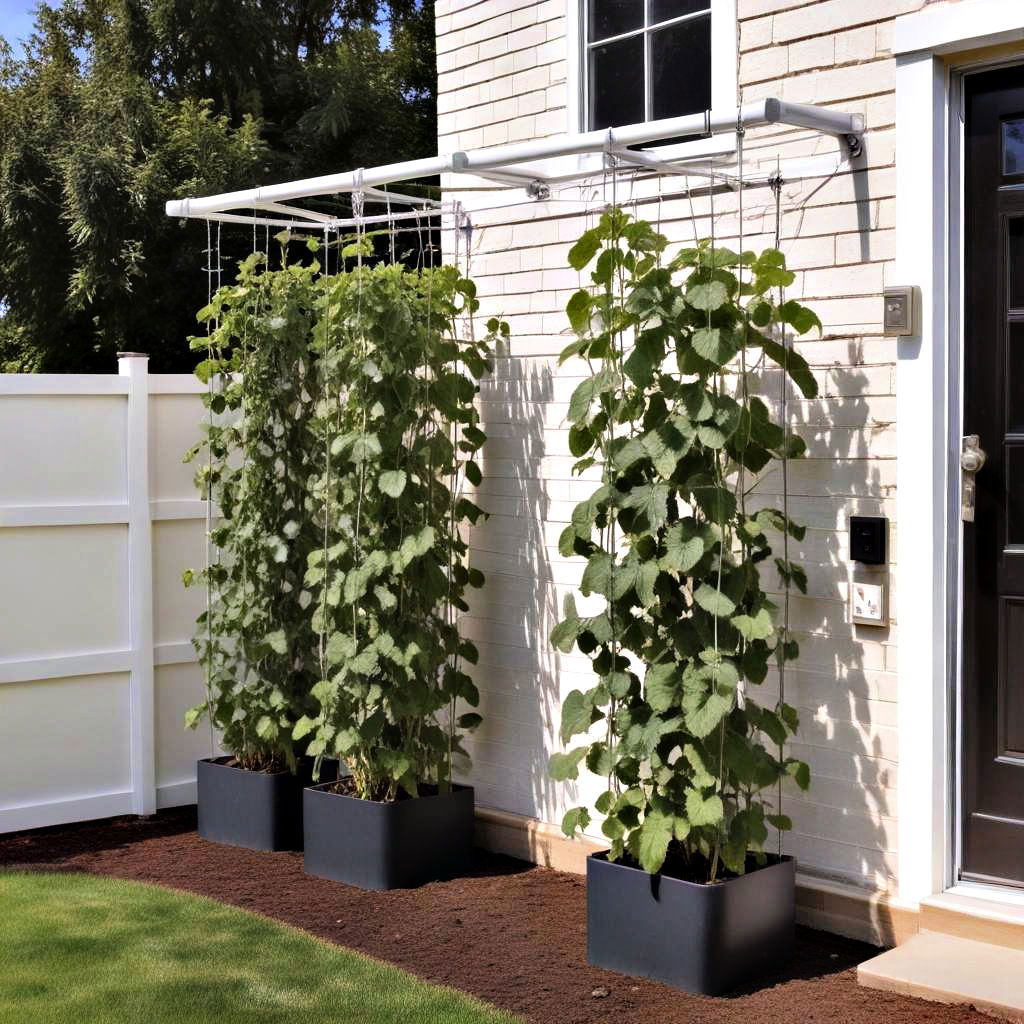 retractable trellis system