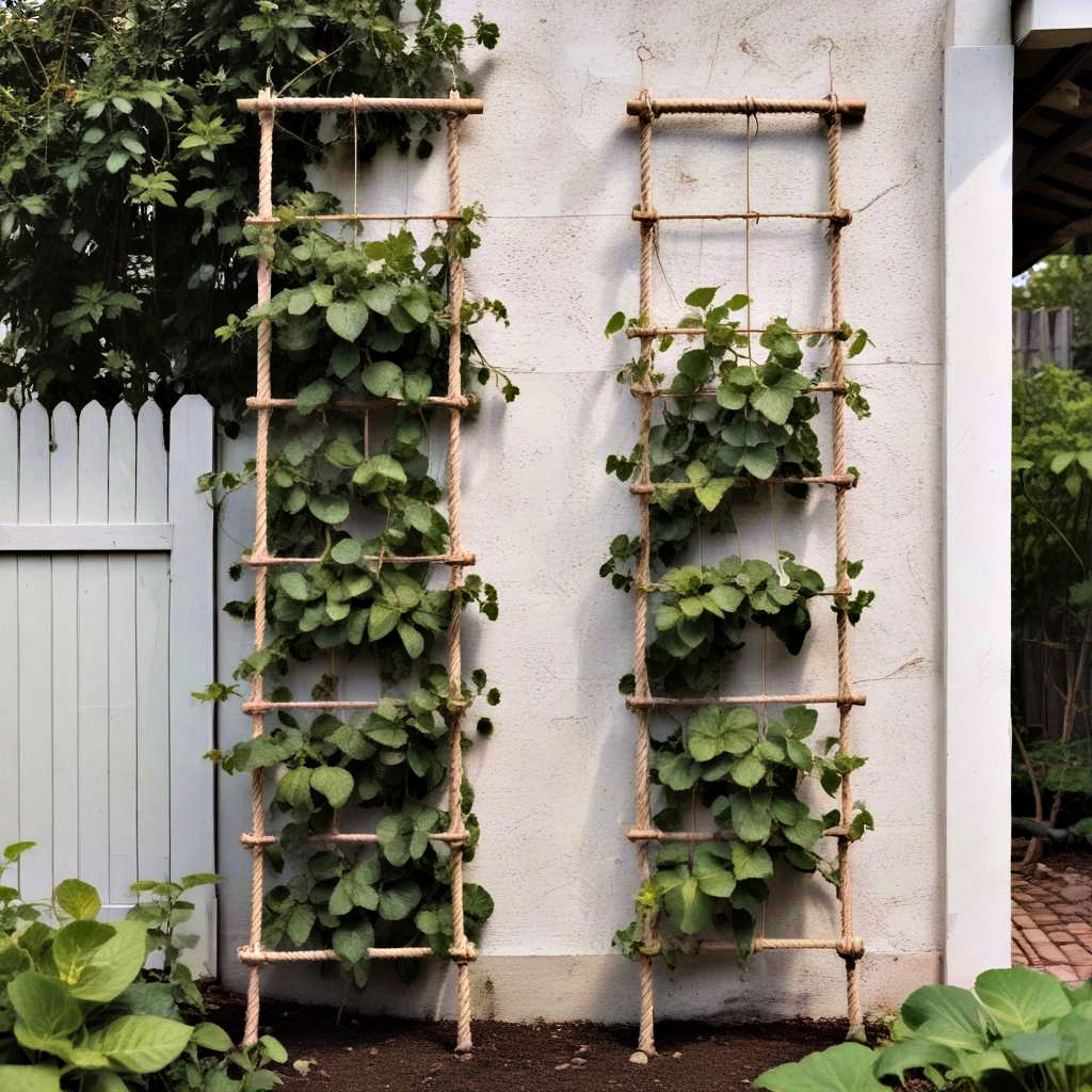 rope ladder trellis