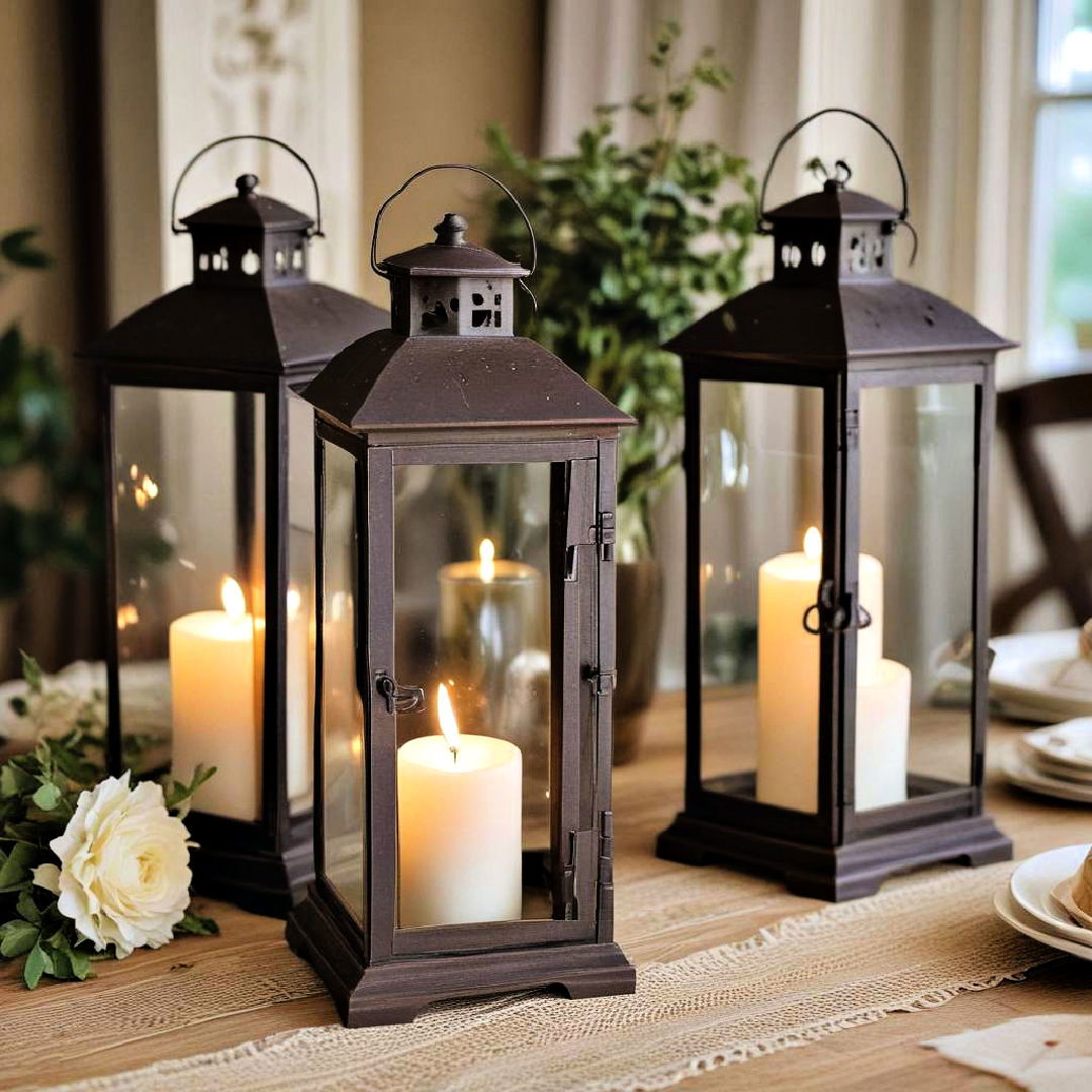 rustic lanterns