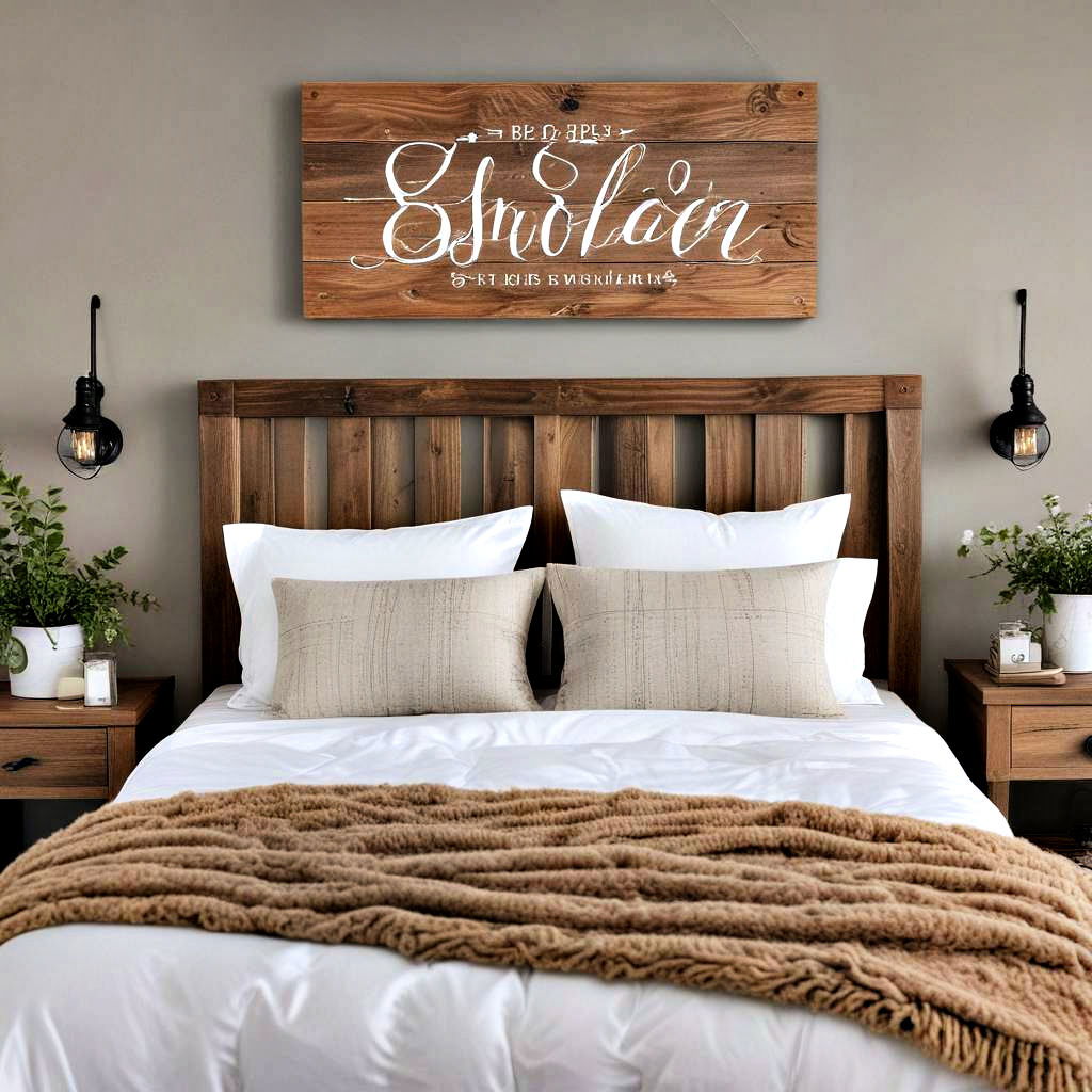 rustic wood signs