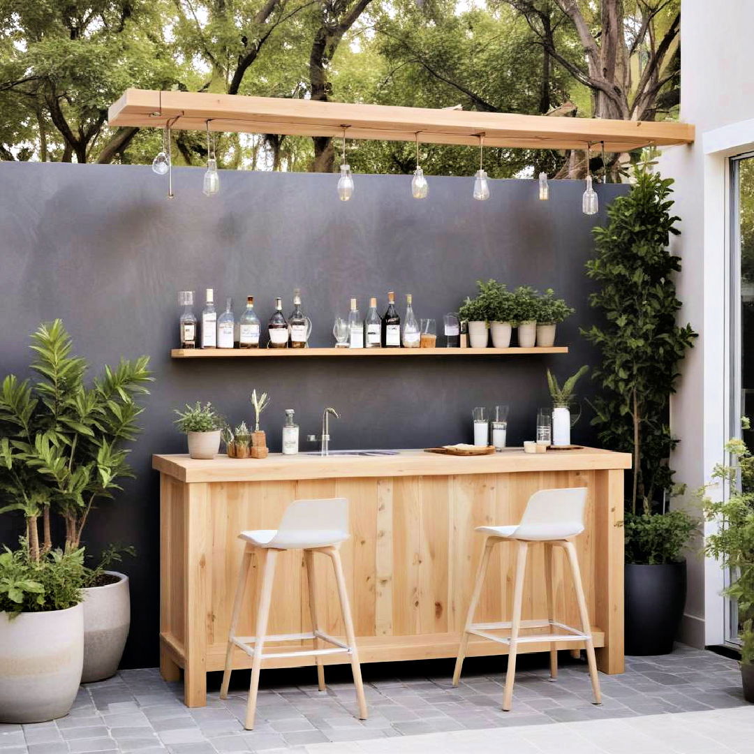 scandinavian simplicity bar