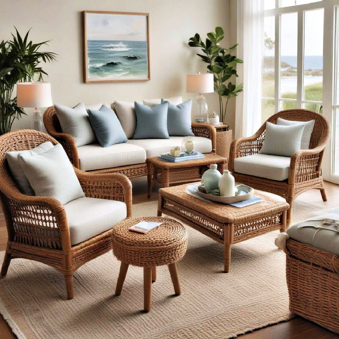 seagrass and wicker furniture