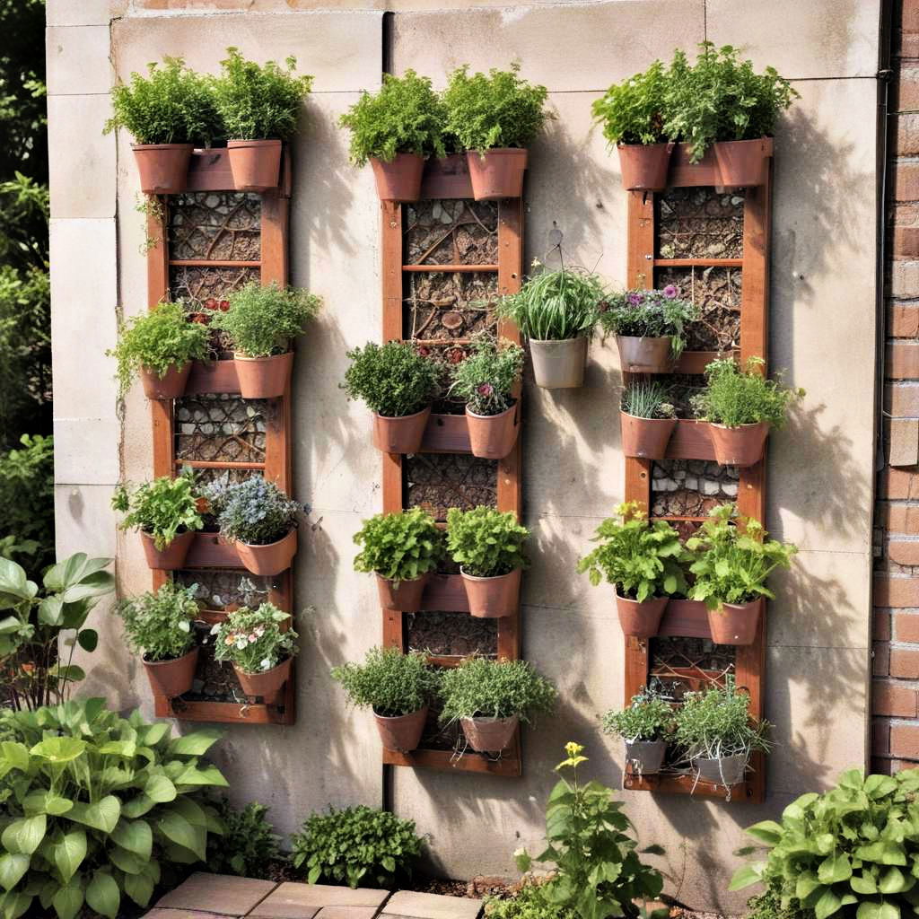 set up vertical gardening