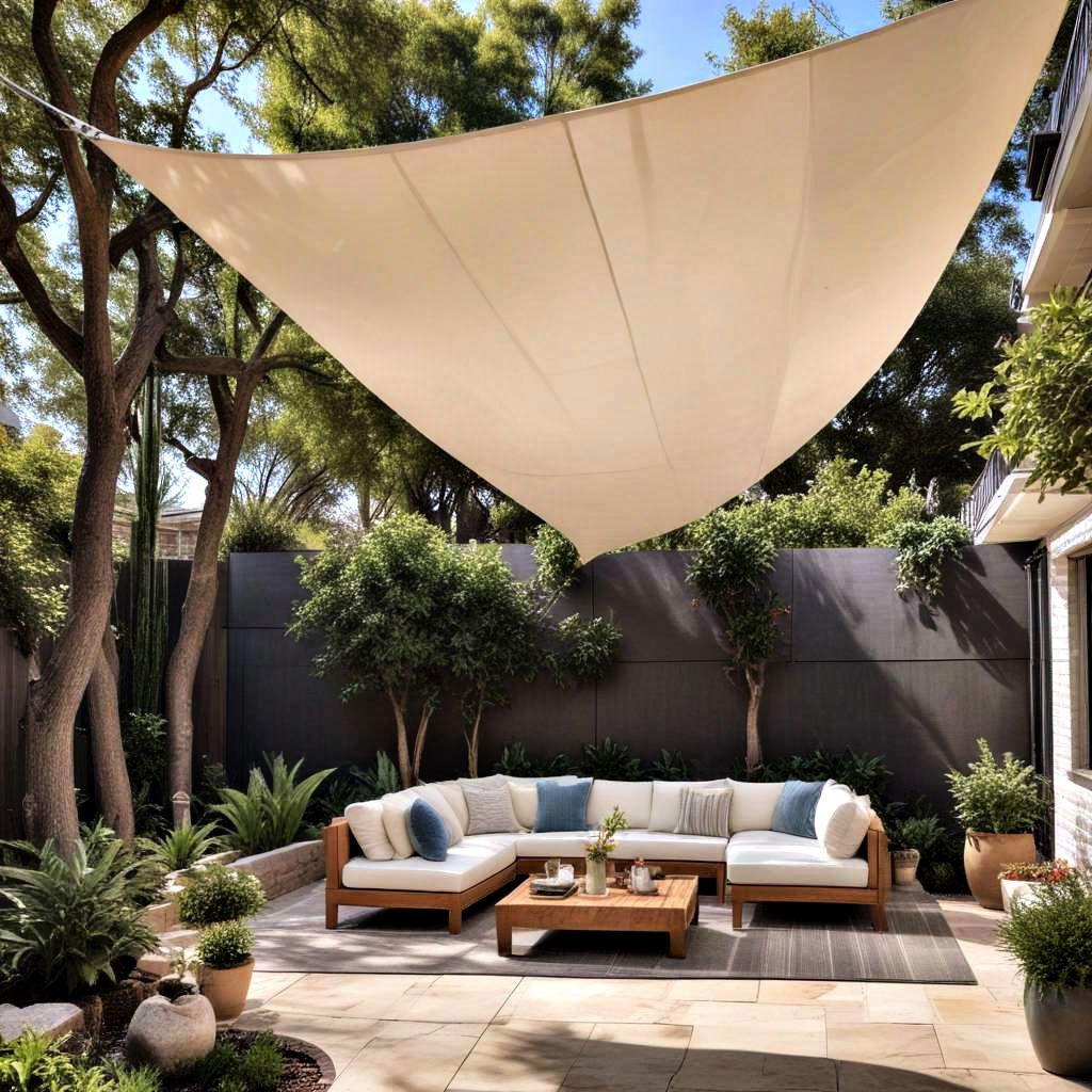 shade sails for cool comfort