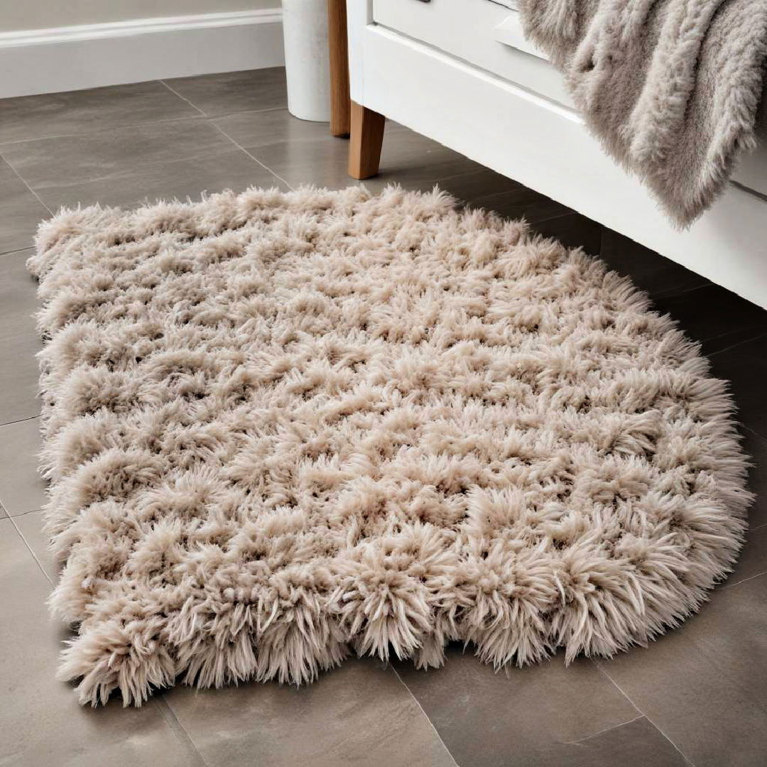 shaggy microfiber rug