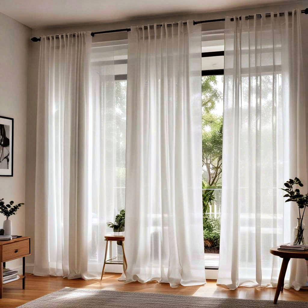 sheer curtains