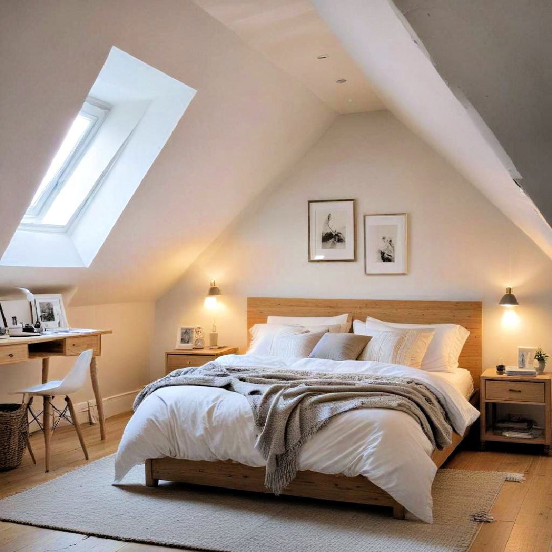 sleepy loft bedroom