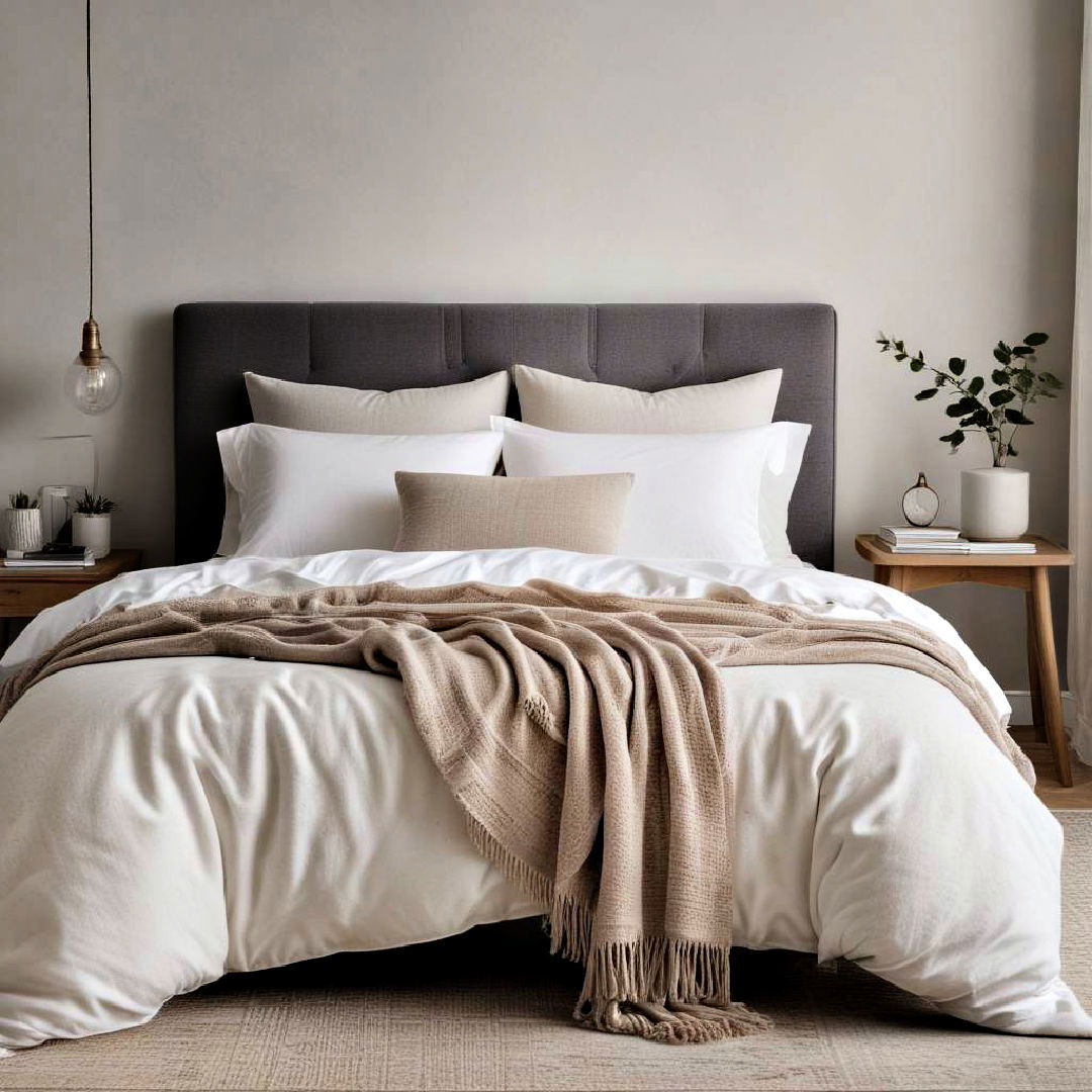 soft textiles relaxing bedroom