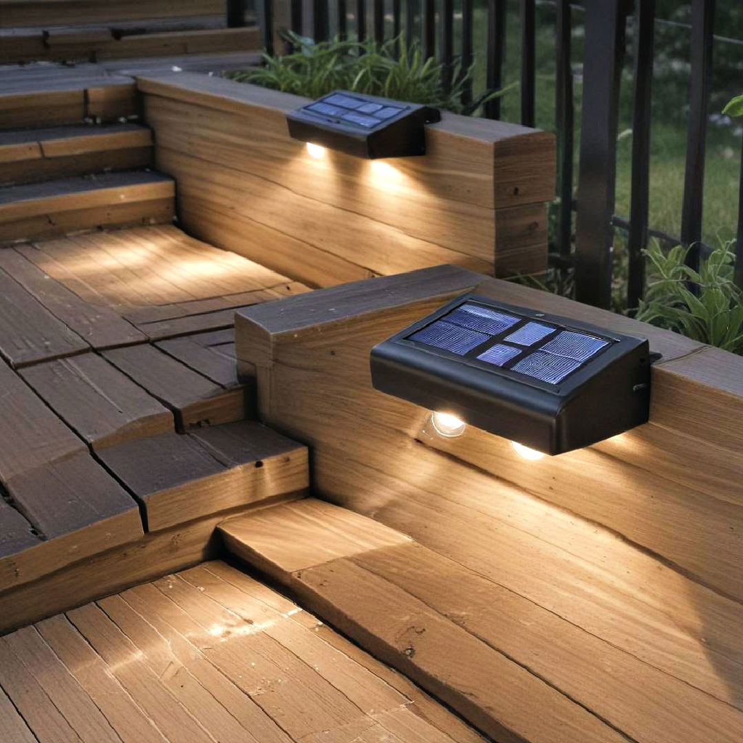 solar deck lights