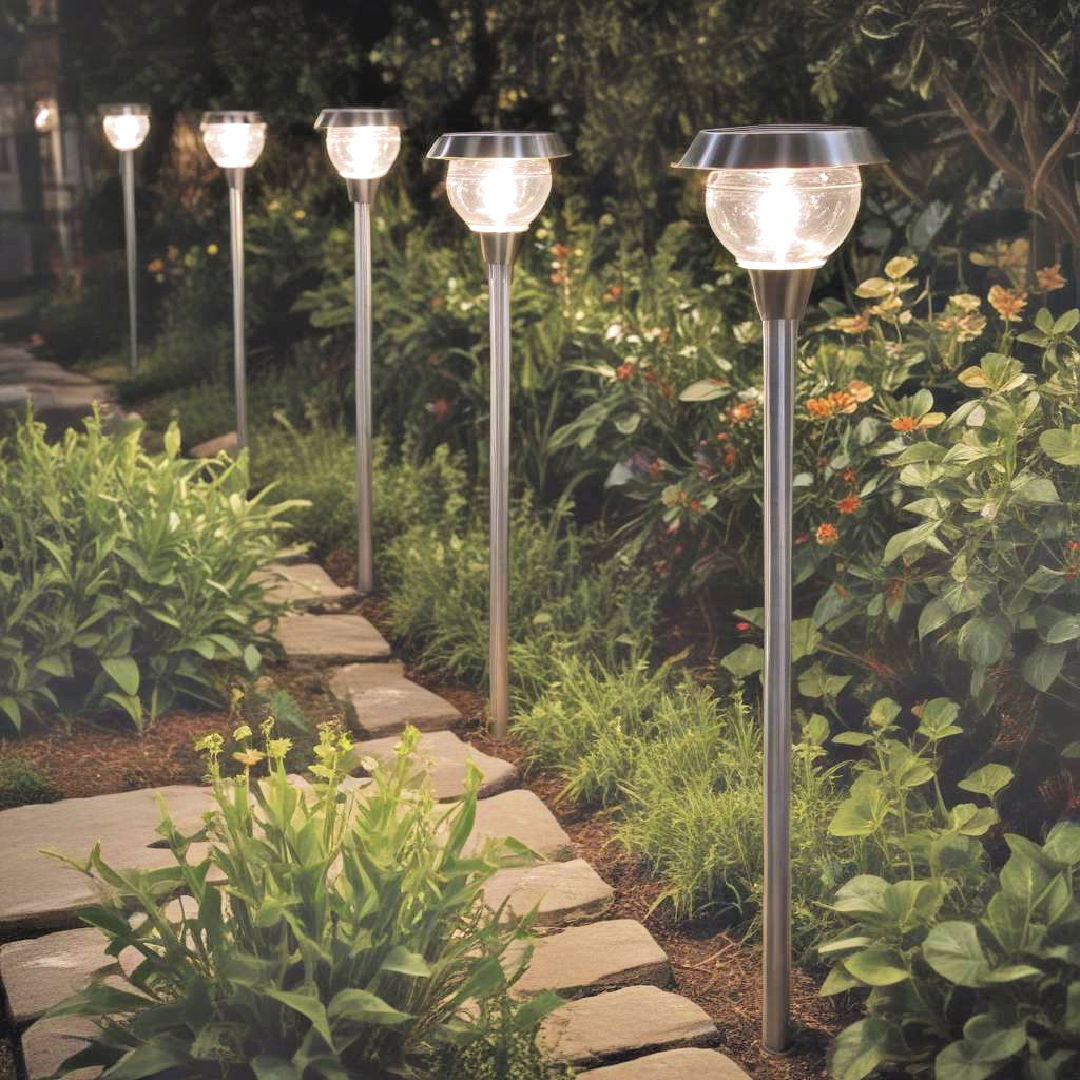 solar stakes