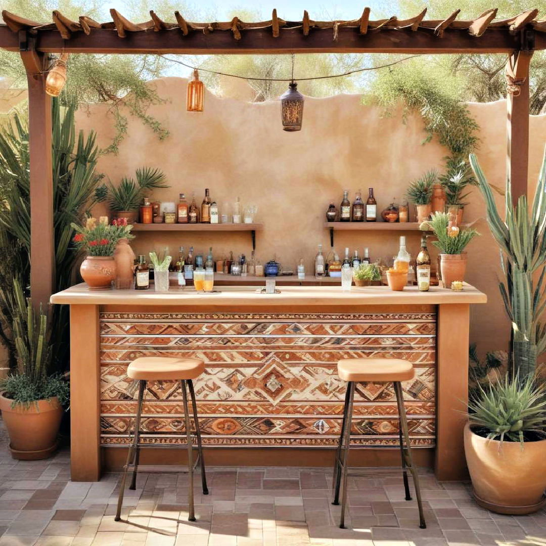 southwestern style bar