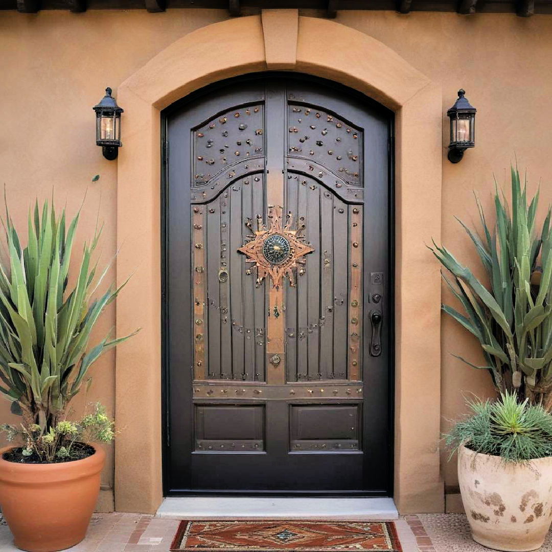 southwestern style door