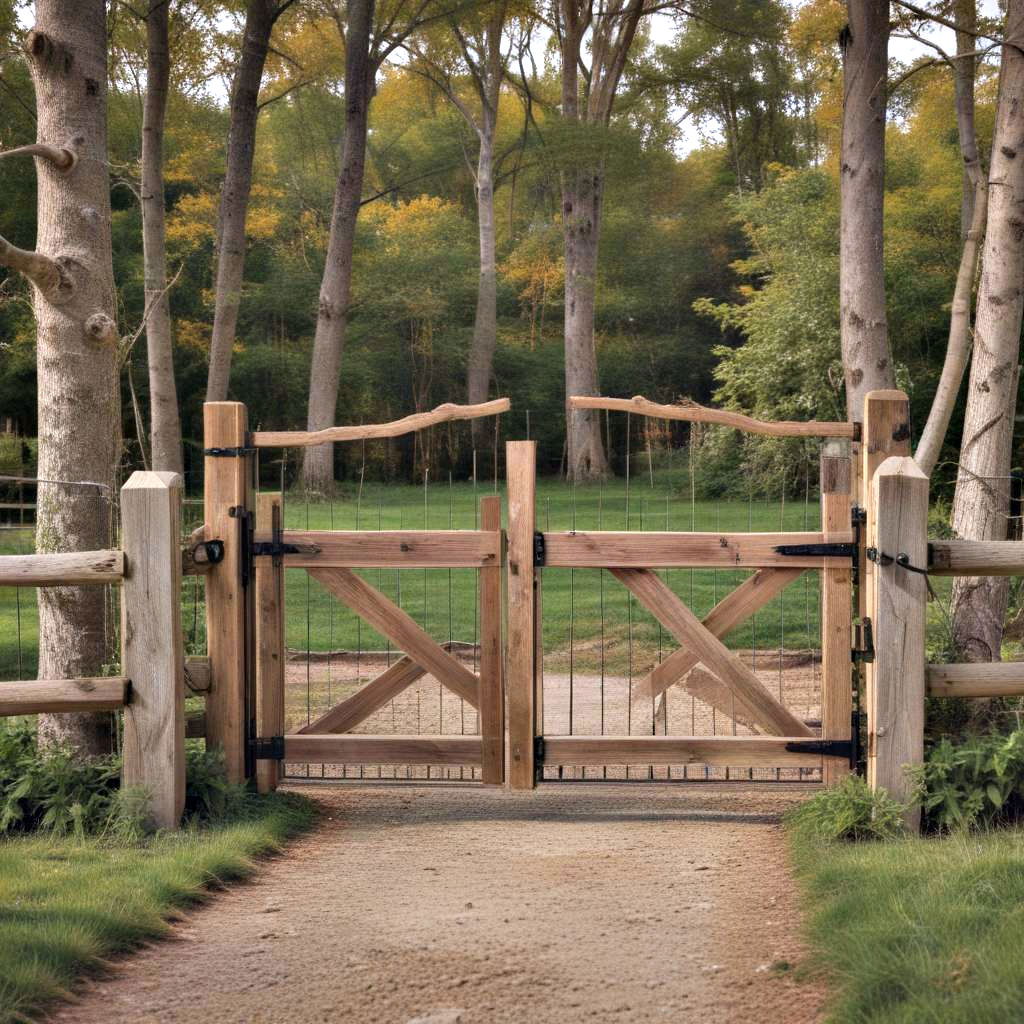 split rail gates