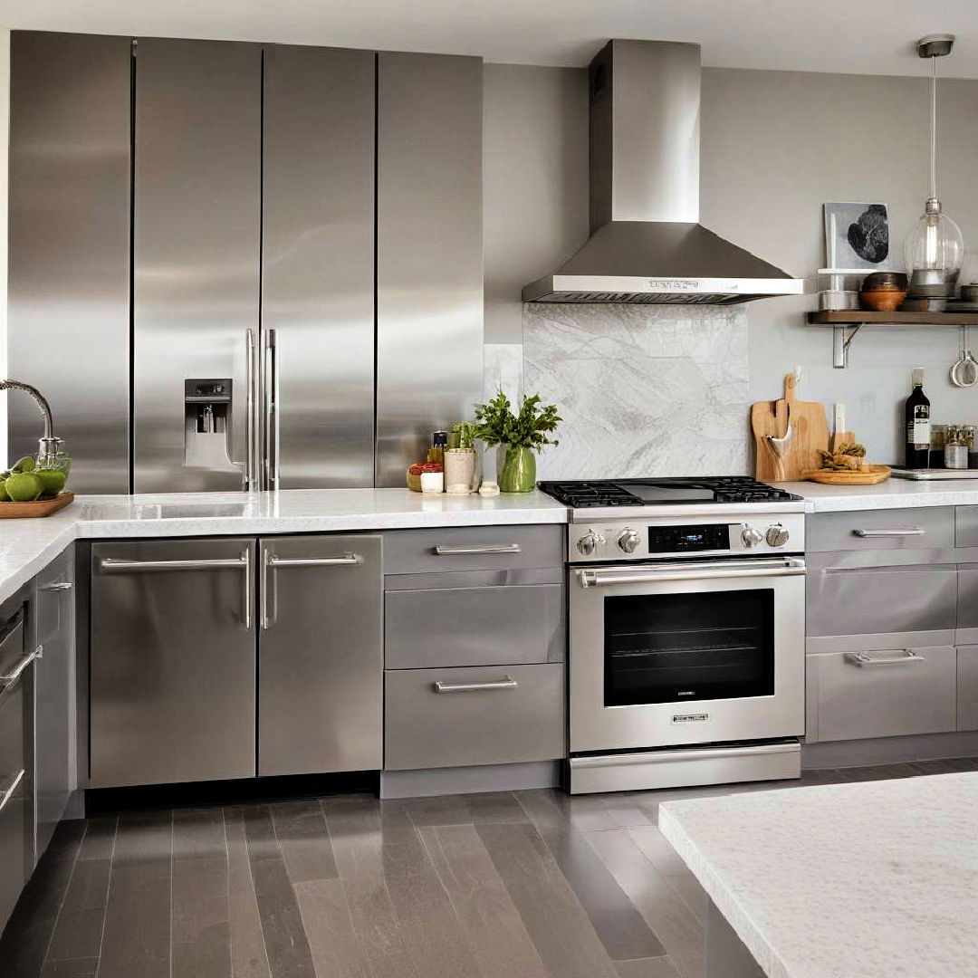 stainless steel appliances