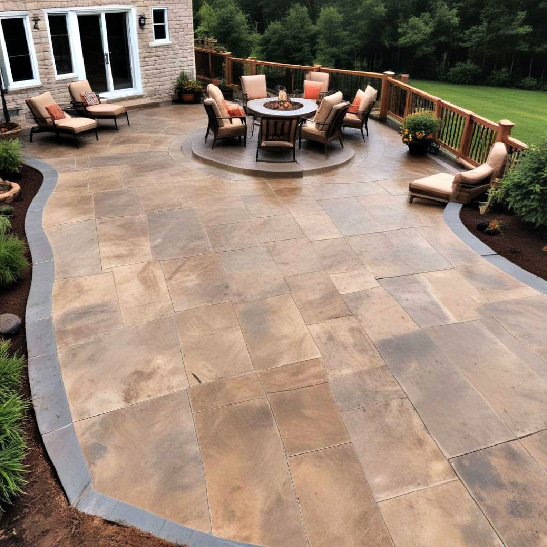 stamped concrete