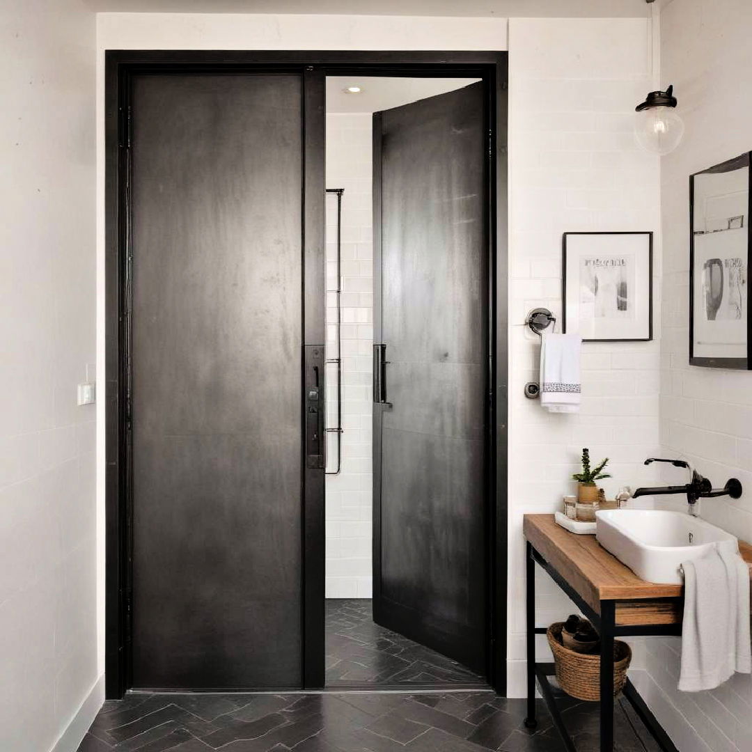 steel door