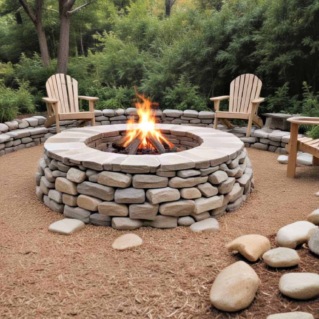 stone fire pit