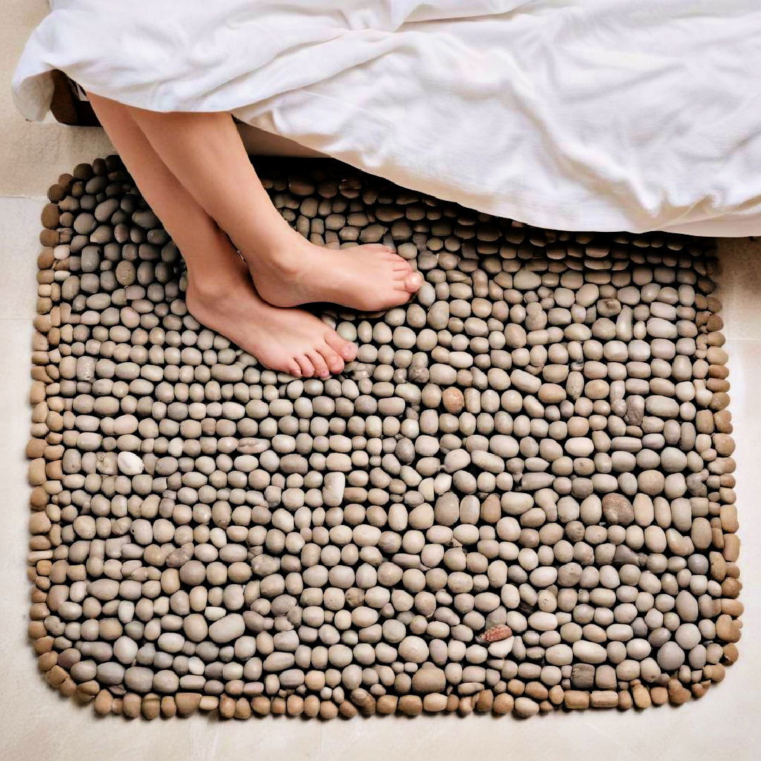 stone pebble mats