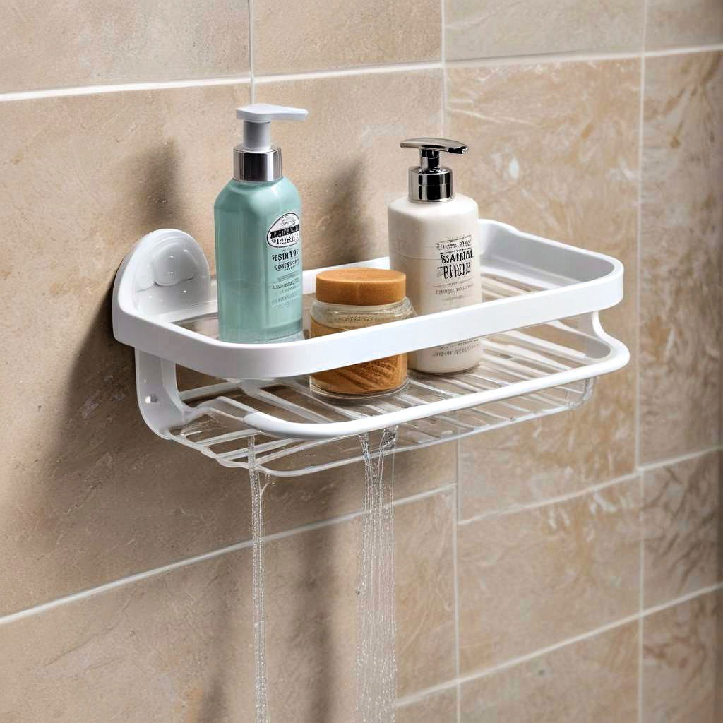 suction cup shower shelf