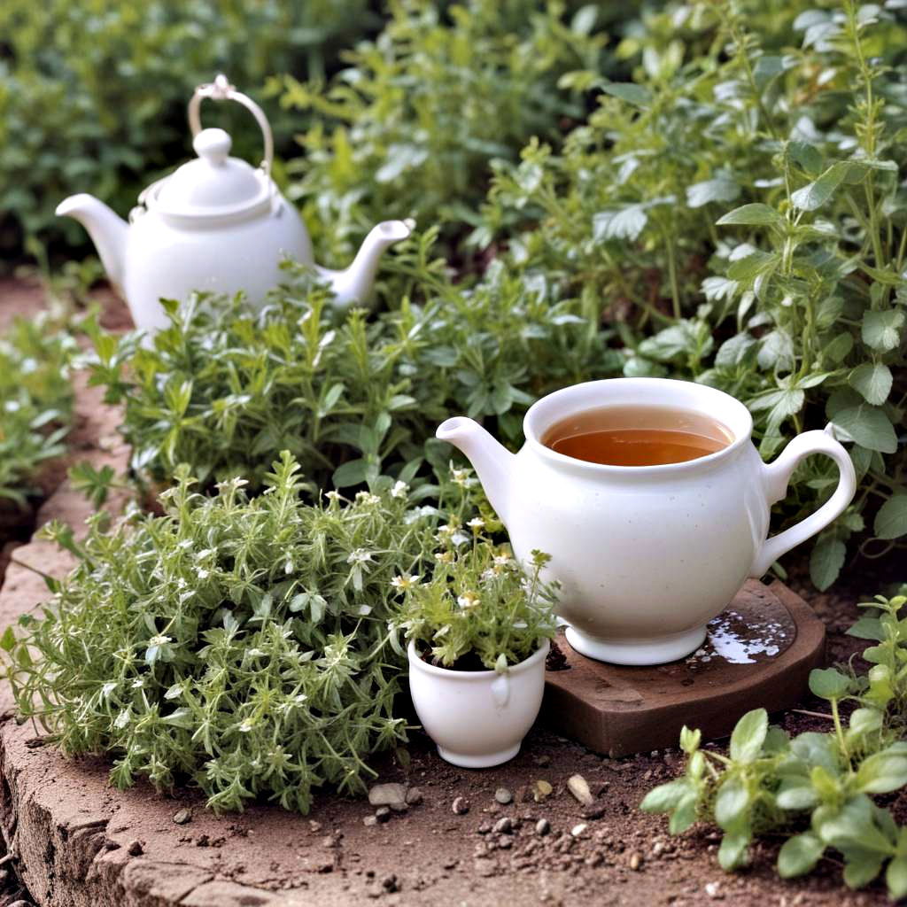 tea herb garden