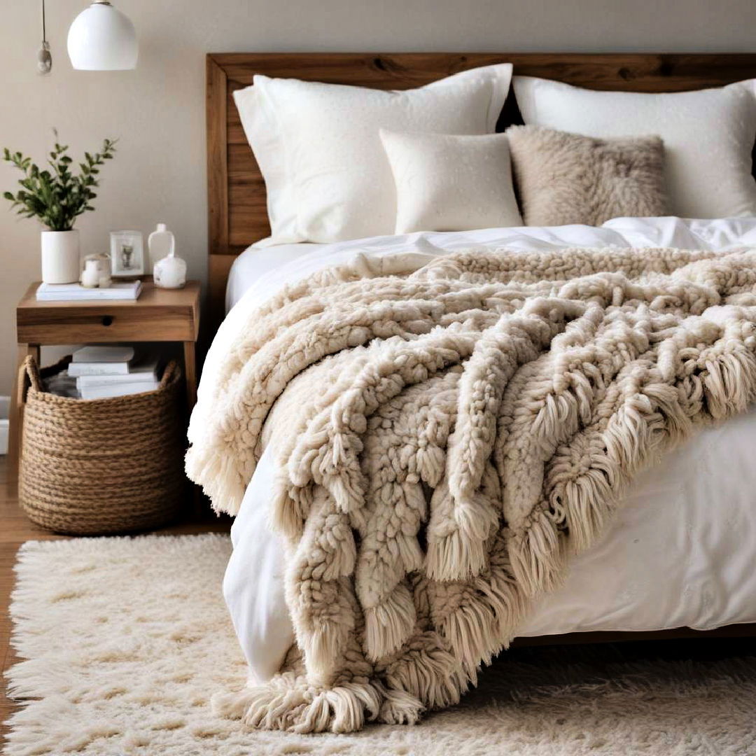 textured throws