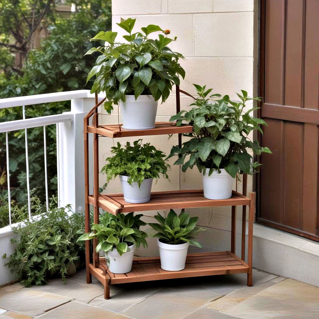 tiered plant stands