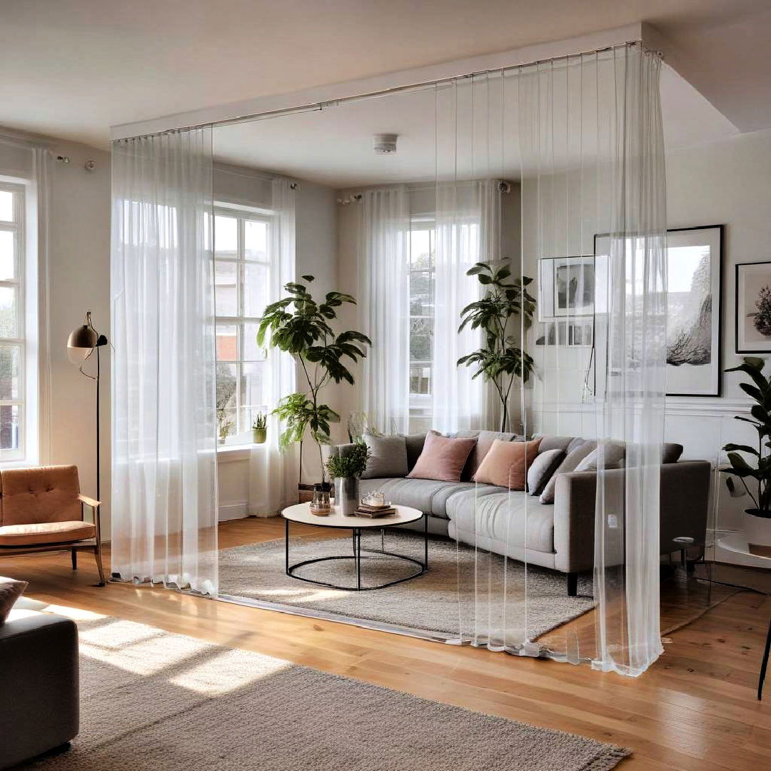 transparent divider