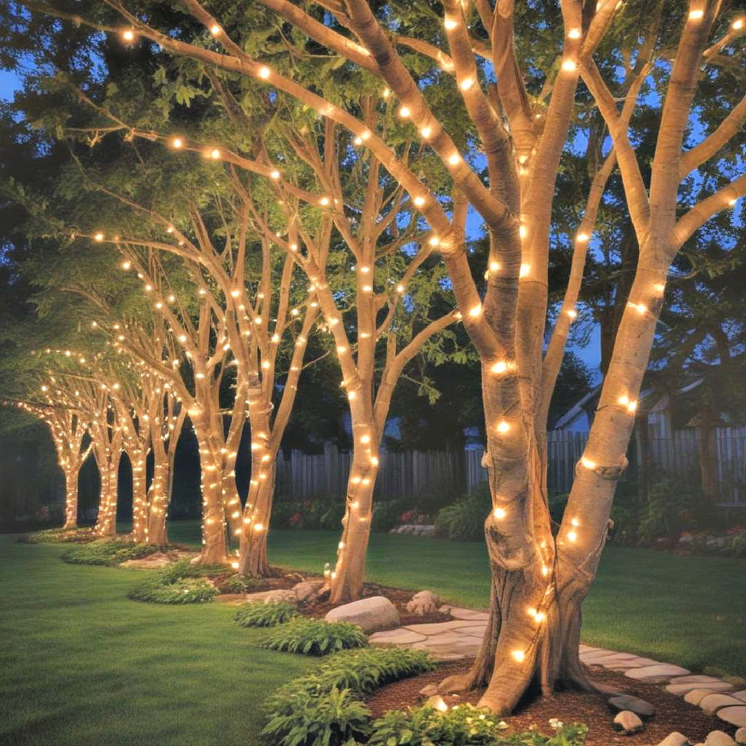 tree wrap lights