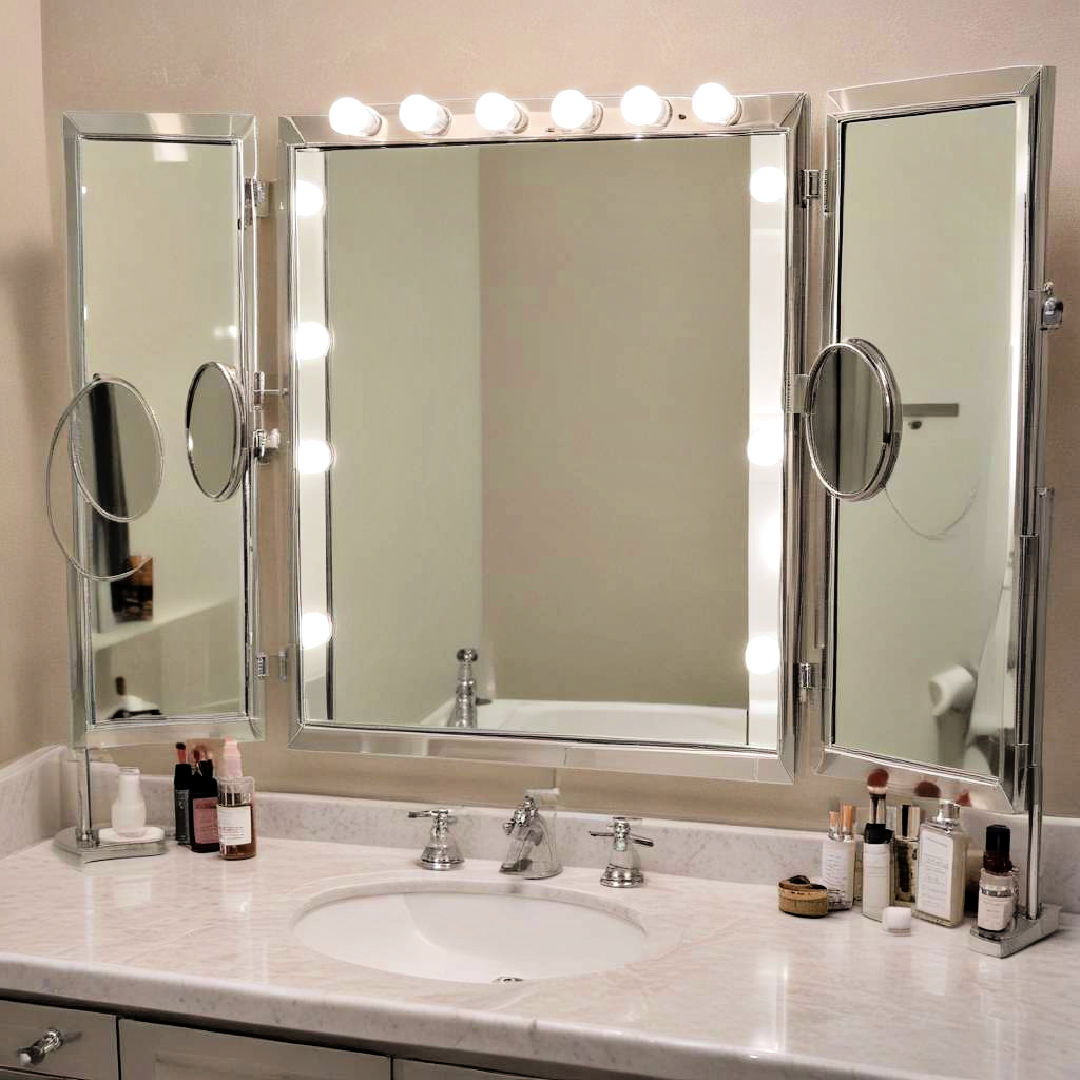 tri fold mirrors