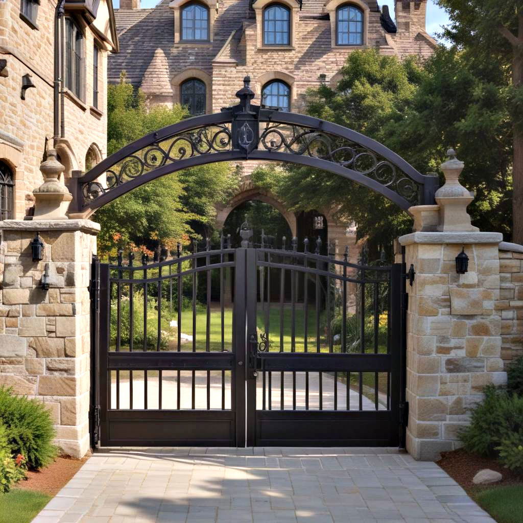 tudor archway gates