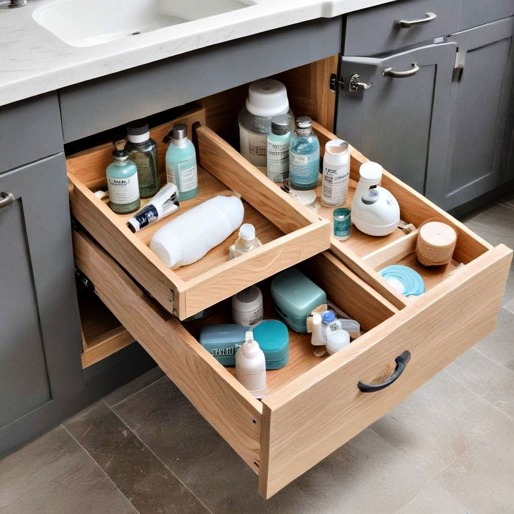 under sink pull out drawer