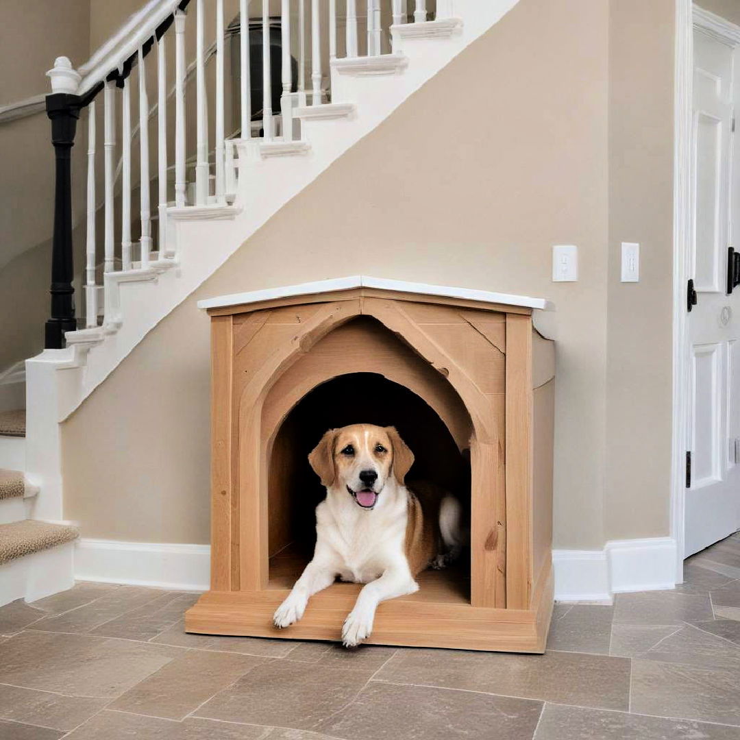 under stair dog house