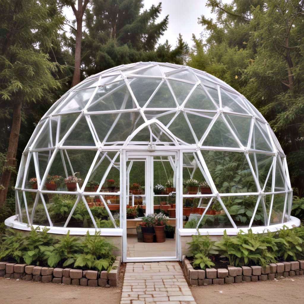 unique geodesic dome greenhouse