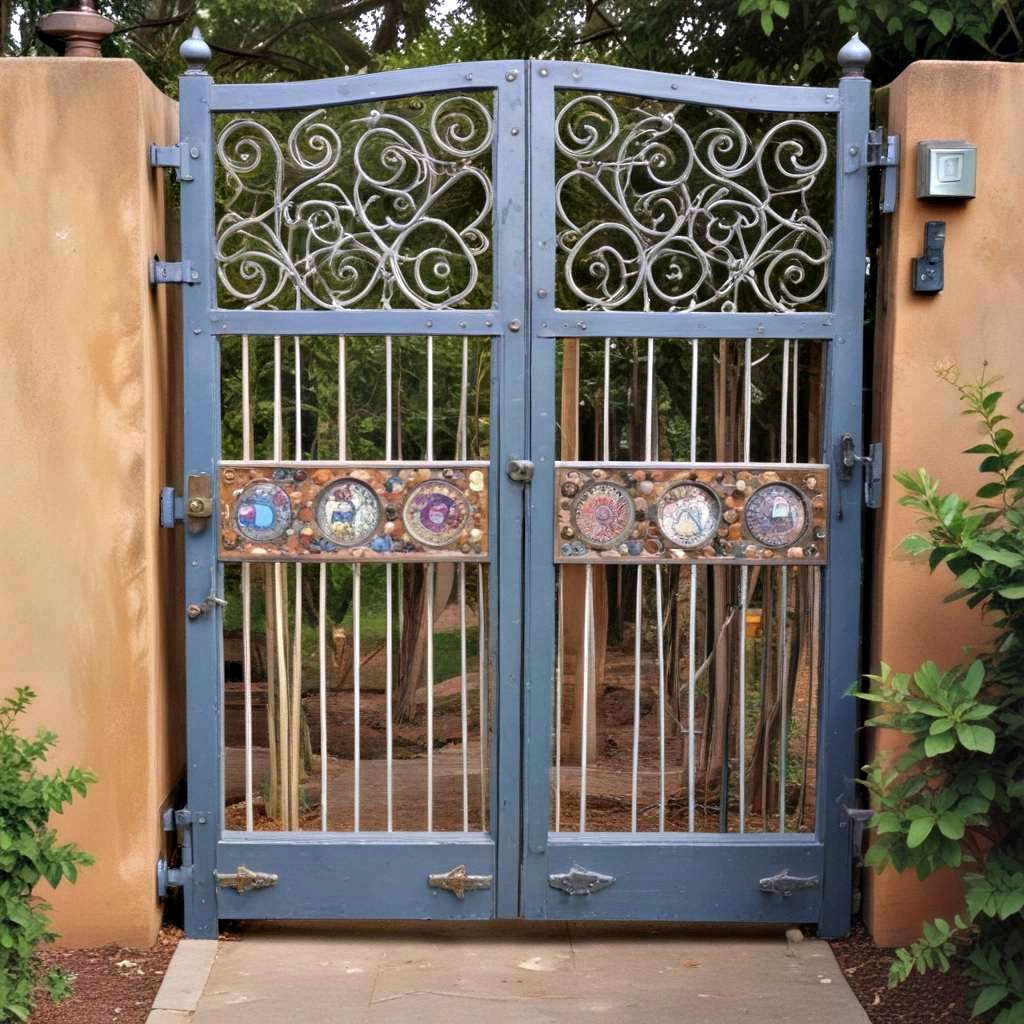 upcycled art gates