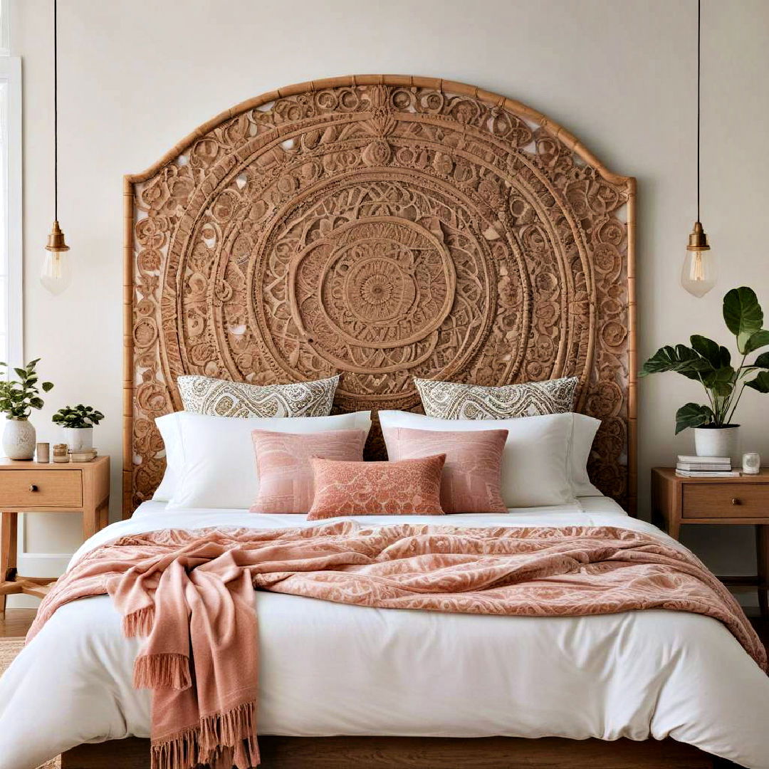 use boho style headboards