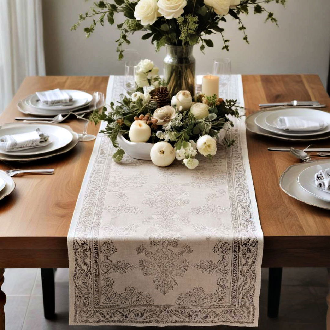 use elegant table runners