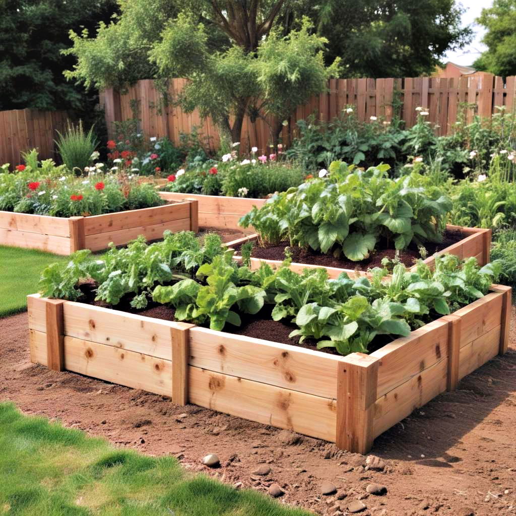 use raised beds for gardening